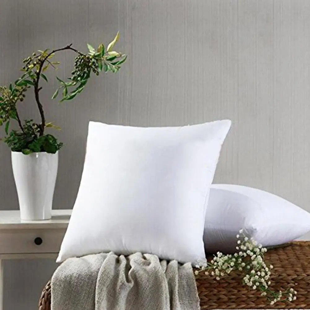 Soft Square Pillow Inner 45*45 Solid White Pillow Cushion Core Inner Filling Pillow Core Filler Throw Seat Pillow interior Core|Body Pillows| - AliExpress