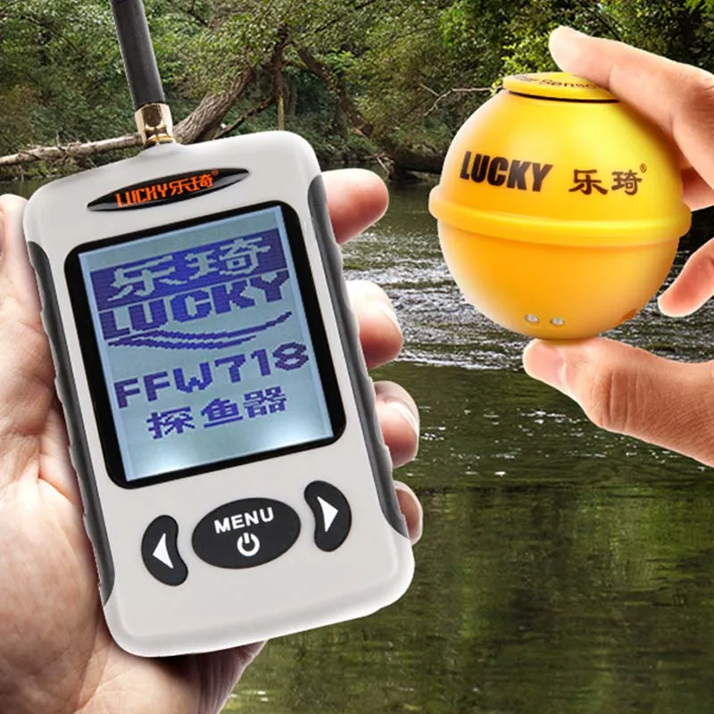 المهنية Waterpoof اللاسلكية 125 KHz صياد السمك الاستشعار سونار على الصيد كاميرا في الهواء الطلق الرياضية Fishfinder اكسسوارات