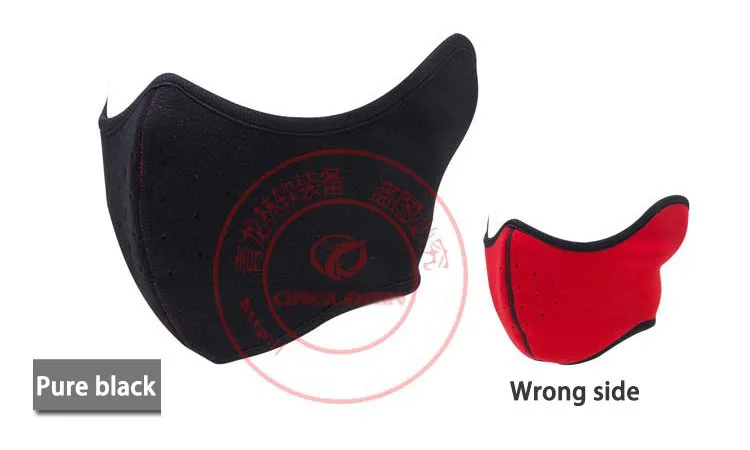 Outdoor Sports Ear Protection Half Face Winter Keep Warm Velcro Mask Ski Motorcycle Bike Cold Protection Face Mask Multicolor 8