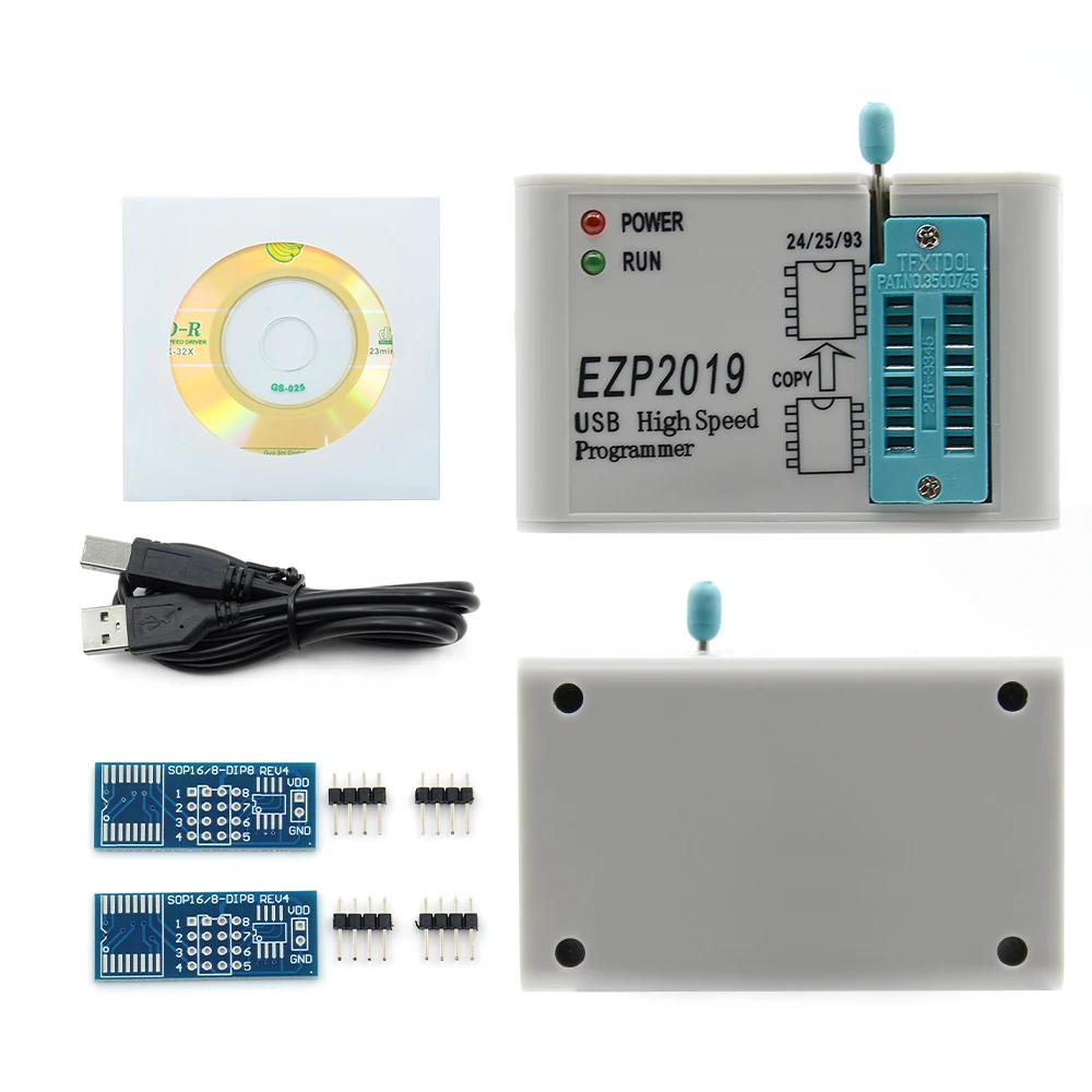 EZP2019 высокоскоростной USB SPI программист лучше, чем EZP2013 EZP2010 2011 поддержка 24 25 26 93 EEPROM 25 Flash биос