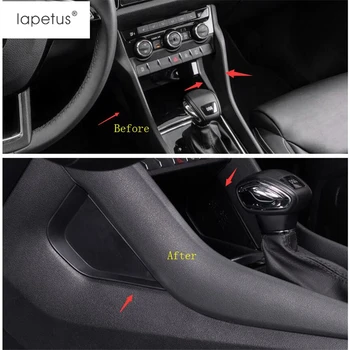 

Lapetus Accessories Fit For Skoda Kodiaq 2017 - 2020 Center Console Side Gap Cover Stowing Tidying Organizer Styling Cover Kit