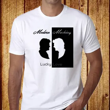 

New Modern Talking *Modern Mashing Pop Music Duo Men's White T-Shirt Size S-3XL Men Short Sleeves T Shirt Top Tee