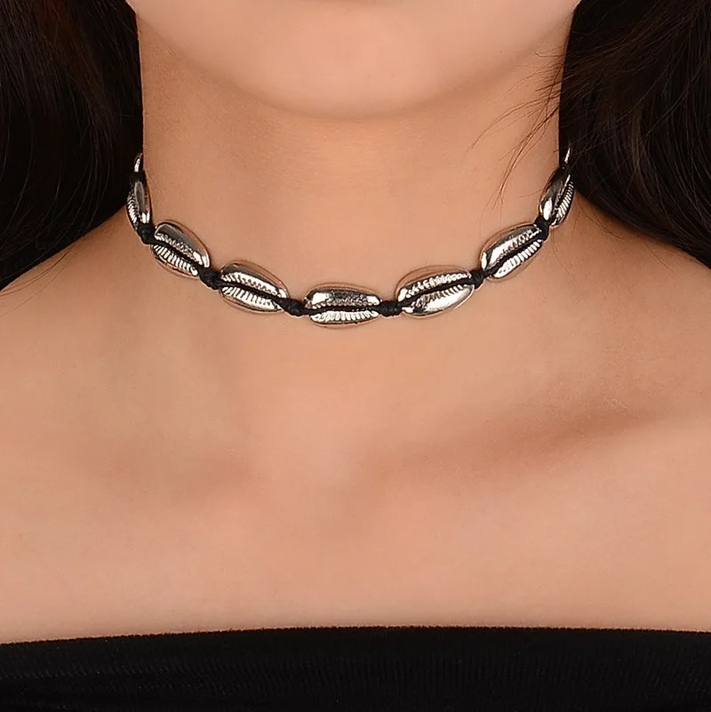 

Clavicle Pendant Nekclaces Choker Fashion Jewelry For Women ECG Heart Necklace Heartbeat Collares