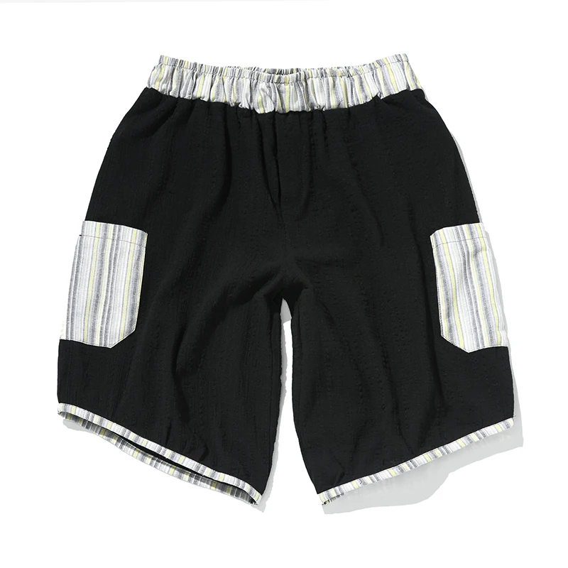 Summer men's size 5 split pants Chinese style pants trend personality