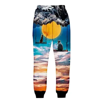 

Sunrise Cat Joggers Pants Men Women 3D Print Trousers Autumn Winter Trouser Casual Women Men Pants Unisex Sweatpants
