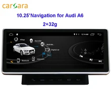 Au di A6 Dashboard мультимедиа 10,25 широкий сенсорный экран 2G ram 32G rom