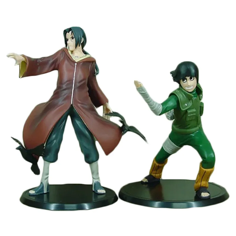 

2pcs/set Naruto Uchiha Itachi Rock Lee Toys Action Figure Brinquedo Toy  Christmas Gift Free Shipping 17cm