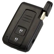2 Buttons Car Key Case Shell Fob For Toyota PRIUS 2004-2009 COROLLA VERSO Camry Replacement Smart Key Card with Blade 2 Buttons Car Key Case Shell Fob For Toyota PRIUS 2004-2009 COROLLA VERSO Camry Replacement Smart Key Card with Blade