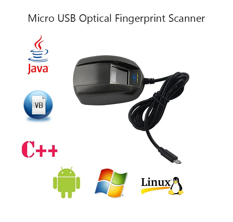 HF биометрический USB считыватель отпечатков пальцев цифровой Android Micro OTG сканер