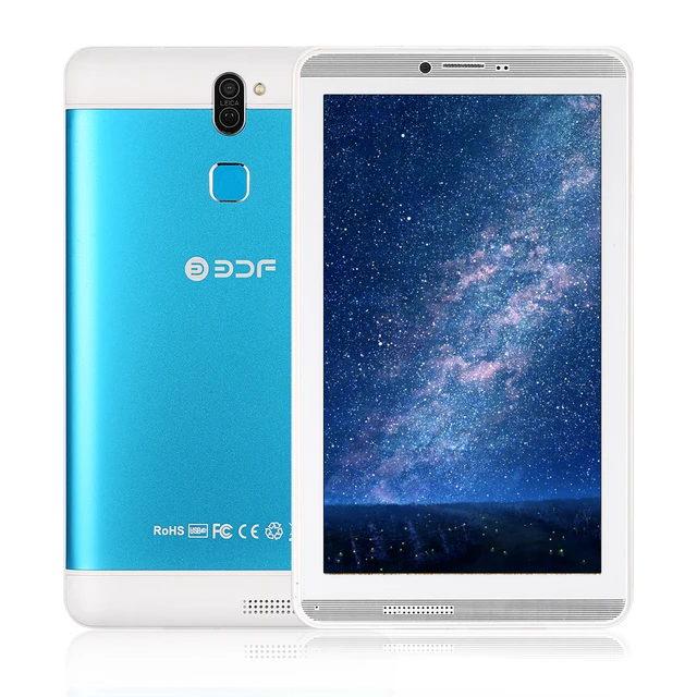 7 Inch Screen Android 6.0 Phone Call Sim Card Tablet Pc Quad Core 8GB Flash Built inside Dual Sim Card Cheap From Moscow