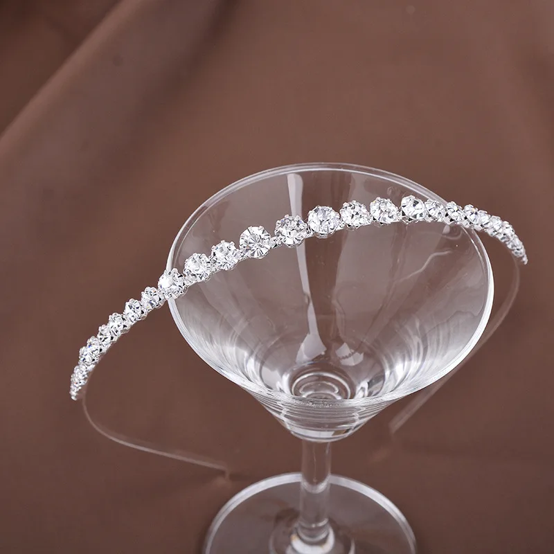 Headwear Children Girl Bridal Crystal Rhinestone Wedding Jewelry Hair Bands Accessories Tiara Crown