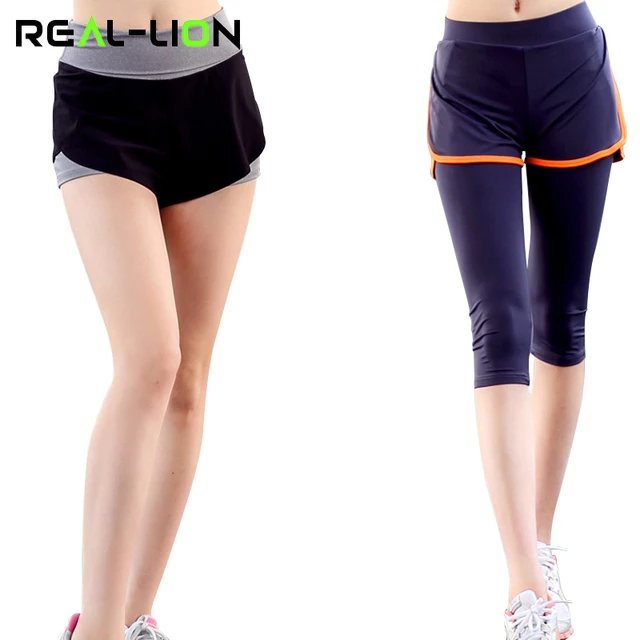 Women Capri Running Tights Pants Basketball Football Soccer Fitness  Exercise Sport Breeches Female Cropped Leggings Shorts 50 - AliExpress