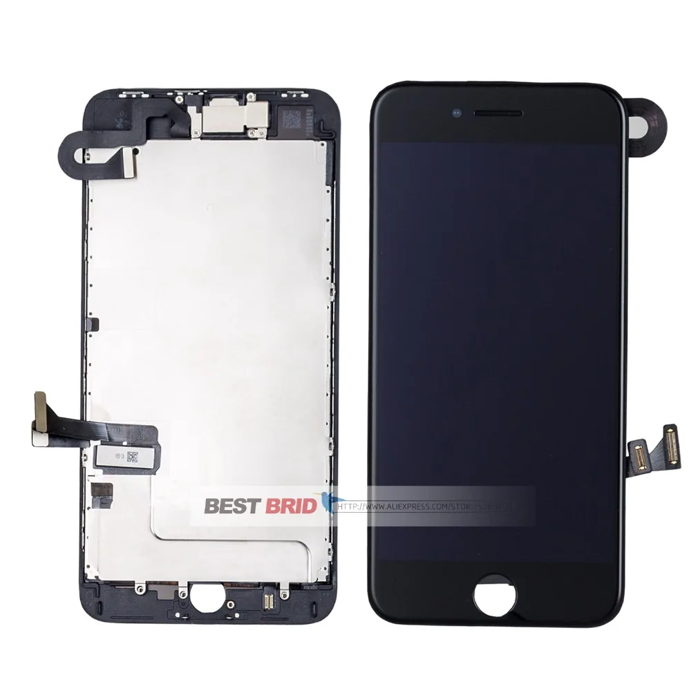 

1Pcs/lot For iPhone 8 plus 5.5 Lcd Display Completed Full Set Digitizer Assembly Touch Screen +Front Camera+Earpiece Speaker