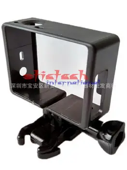 

by dhl or ems 200pcs Gopro Accessories Plastic Fixed Standard Frame Case Bacpac Installation + Dust Plug for GoPro Hero 4/3