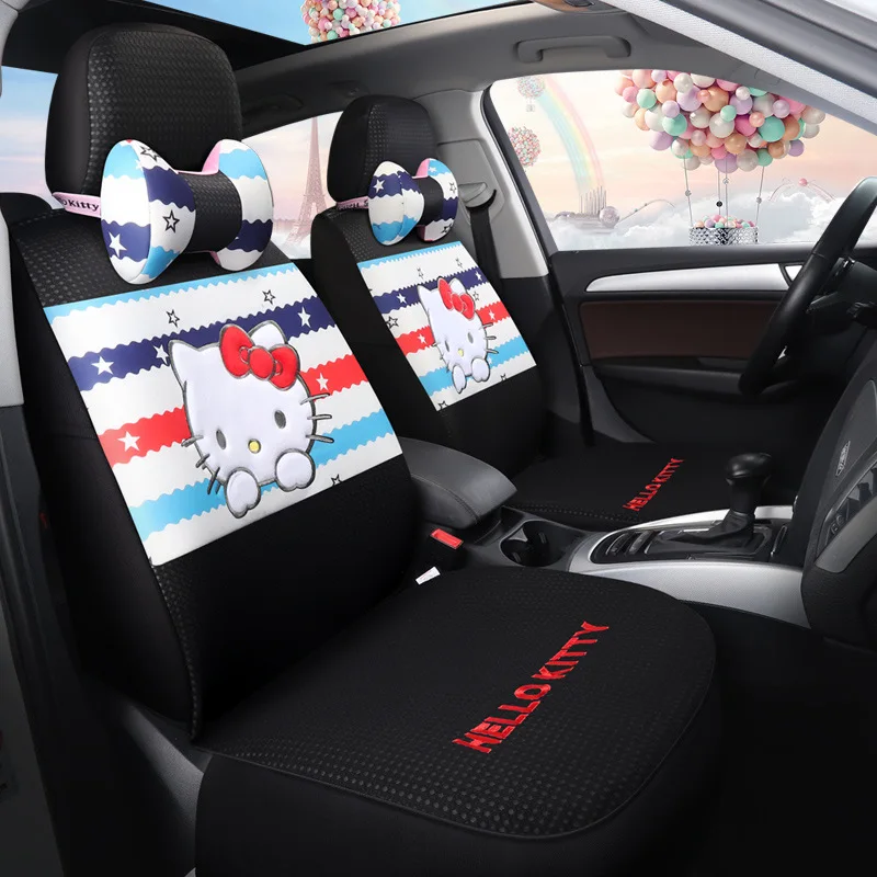 Модные милые автомобильные аксессуары hello kitty Decoracion Para Coches Asientos покрывало для автомобильного сиденья