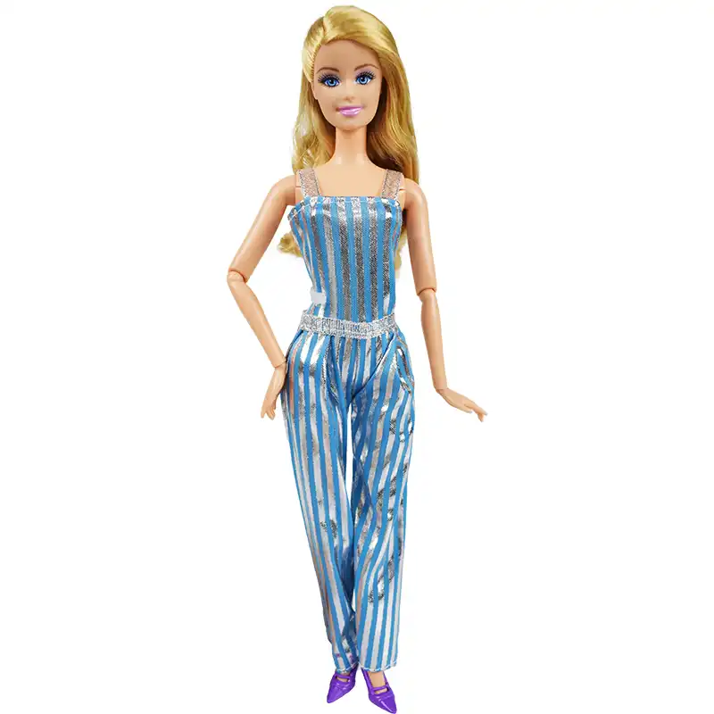 blue barbie jumpsuit