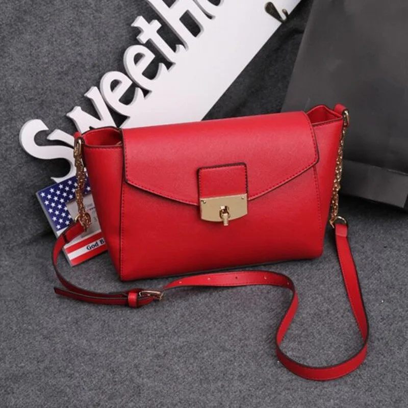 2016 Quilted Women Messenger Bag Mini Black/Red/Green Cross body Bags For Women Pu Leather Small ...