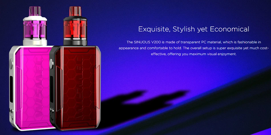 Wismec_SINUOUS_V200_Design