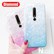 

Xinyada Soft Silicone TPU Conch Shockproof Case For Nokia 7 Plus Transparent Clear Cover Shell For Nokia 6.1 6 2018