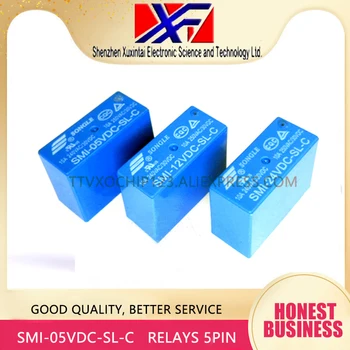

5Pcs/Lot SMI-05VDC-SL-C SMI-12VDC-SL-C SMI-24VDC-SL-C 10A Power Relays 5PIN
