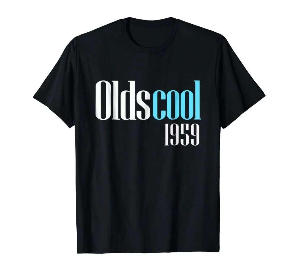 2019 Новая повседневная мода футболка с цветочным принтом 60th подарок на день рождения Oldscool 1959 забавная футболка