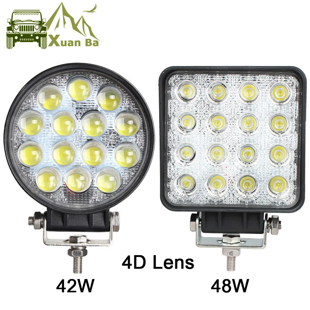

XuanBa 4.5 Inch 48W Round Led Work