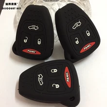 Silicone car key case cover For Jeep wrangler Jeep Compass Jeep Liberty CHRYSLER 300 PT Cruiser Sebring for Dodge Caliber Nitro