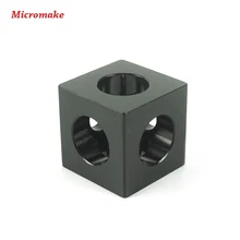 Micromake 3D Printer Parts 10pcs/lot Openbuilds V-slot three Corner Cube Corner Prism Connector Adjustable Wheel Bracket