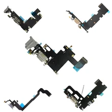 Usb-порт для зарядки док-станция гибкий кабель с микрофоном и разъемом для наушников Замена для iPhone 6 6s 7 8 plus