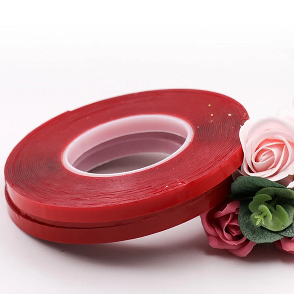 New Arrival 10M Transparent Seamless Nail Art Double sided Adhesive