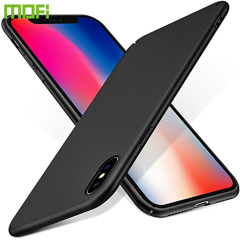 Для iPhone X чехол MOFi Apple Жесткий PC задняя крышка с нескользящей матовой поверхностью