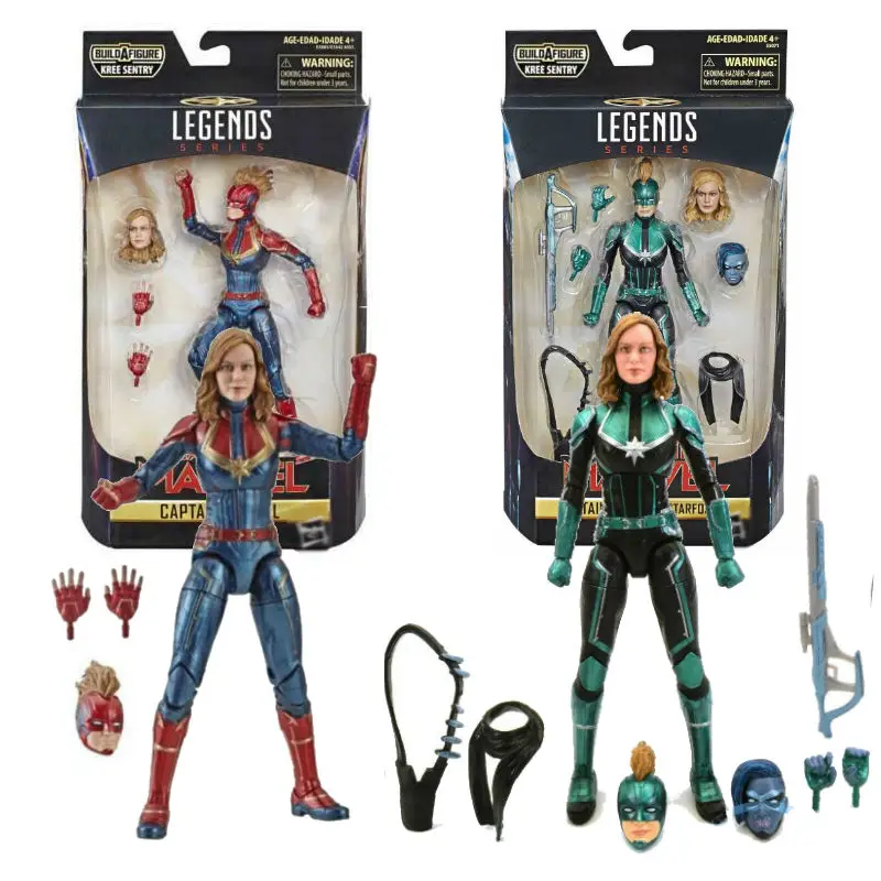 

Super Heroes Legends Avengers Captain Carol Danvers Starforce Exclusive 6 Inch action figure