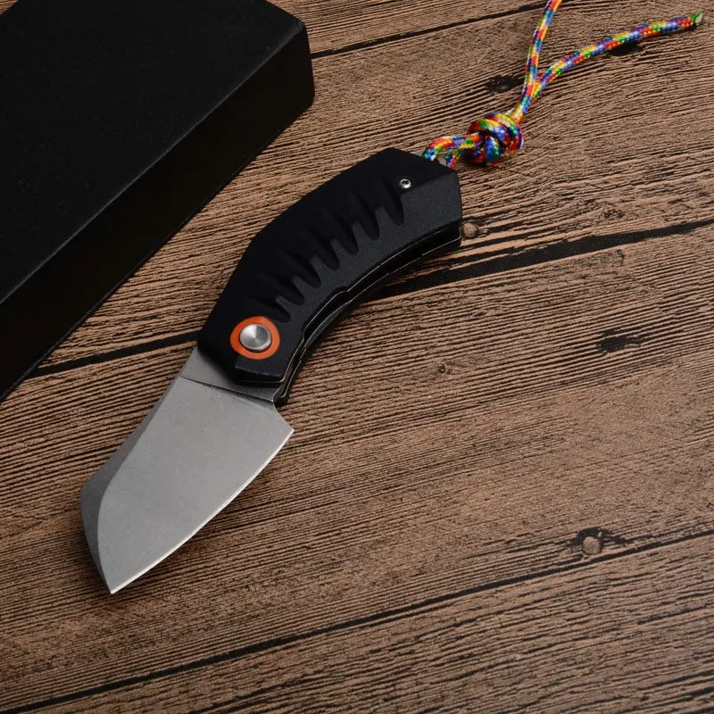 small tactical folding knife D2 Blade G10 handle outdoor camping hunting survival pocket edc tools (5)