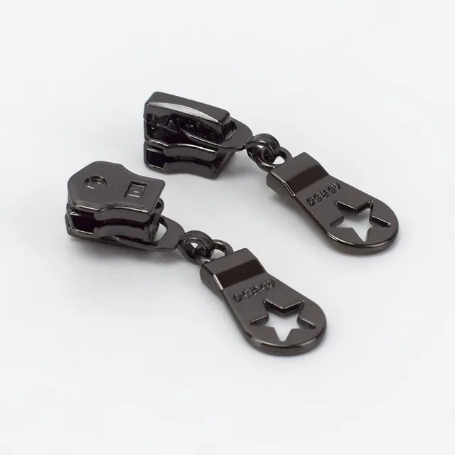 10pcs Auto Locks Metal Zipper Head For Sewing Fashion Metal Zipper Sliders Zip Repari Kits G2 2