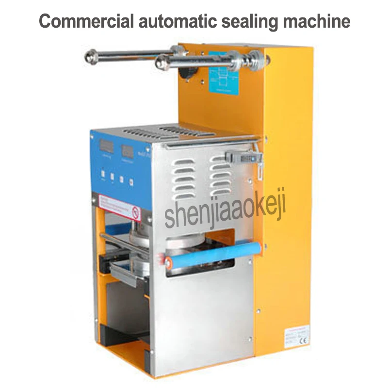 

110v/220v Commercial automatic sealing machine Milk-Tea Sealing Machine Stainless Steel Bubble Tea Sealing Machine Cup Sealer