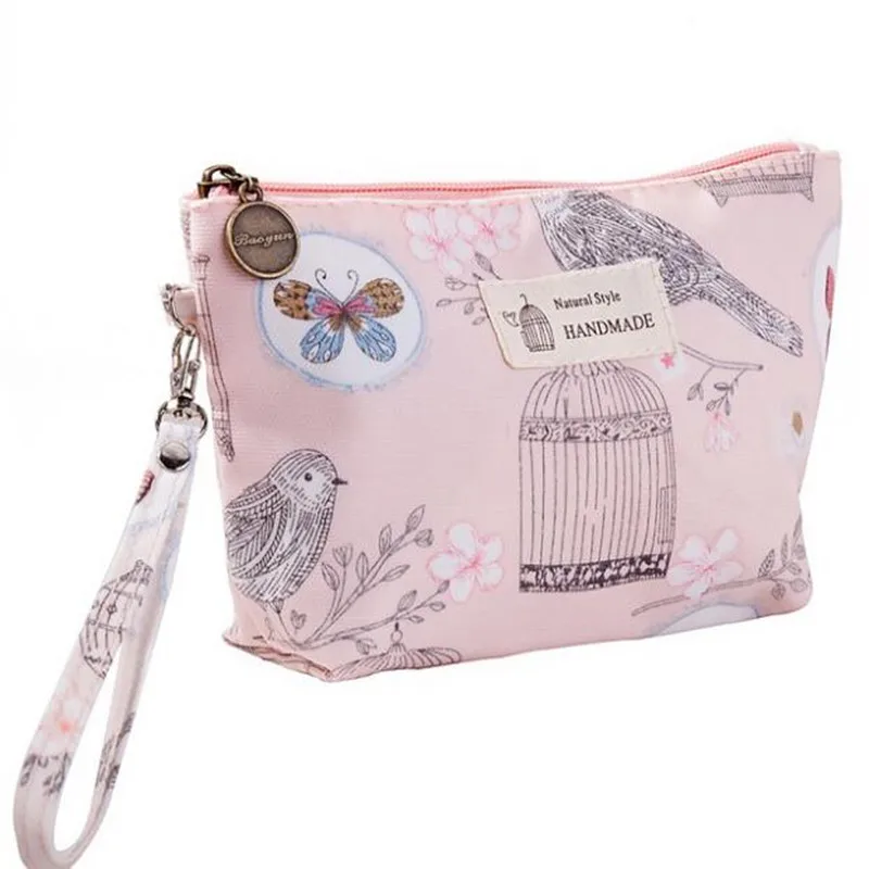 

Fashion Cosmetic Bag Printing Storage Organizer Women Portable Clutch Waterproof Travel Wash Bag Simple Lady Makeup Bag Neceser