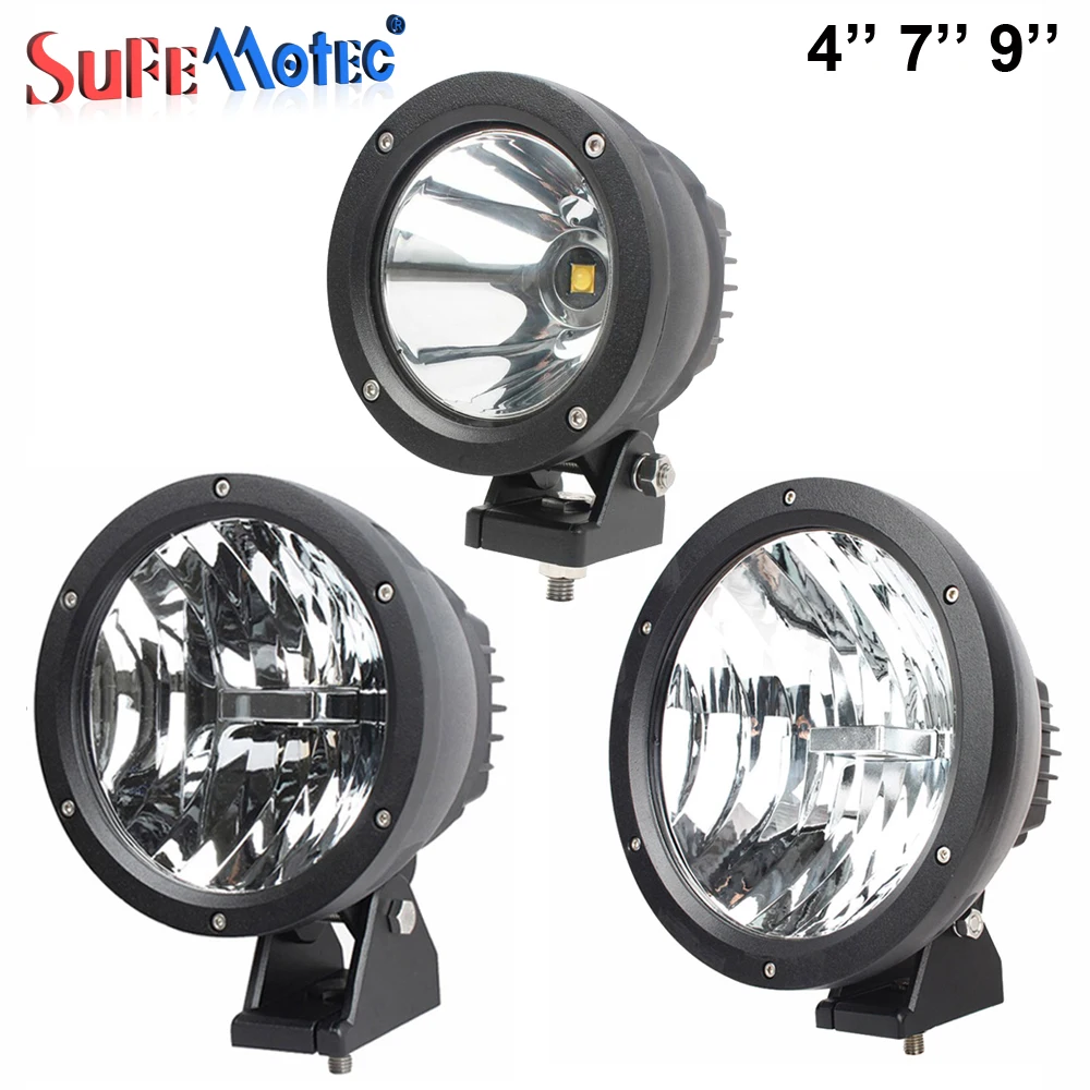 

5 7 9 Inch 25W 50W LED Driving Light For Offroad Trucks 4X4 4WD BOAT SUV ATV Spot Work Lights 12V 24V CAR AUTO Fog External Lamp