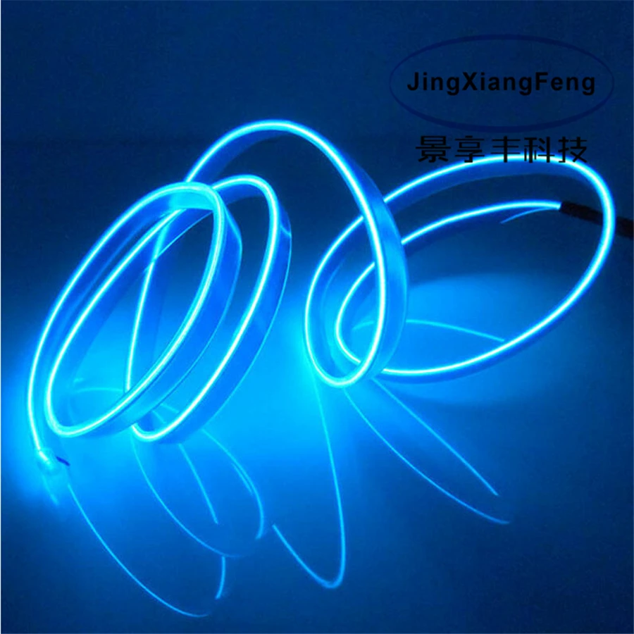 

DIY Decoration Neon Light 12V 2Meters Auto Car Interior LED Flexible EL Cold Wire Rope Tube Line Dashboard Console Door