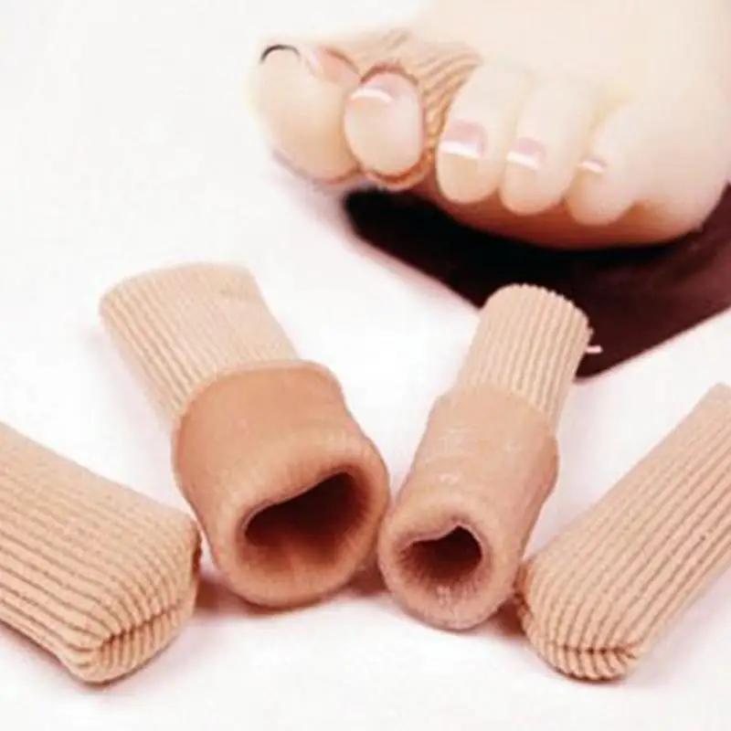 Toes Protector Hallux Valgus Orthopedics Bunion Guard Fabric+Gel Tube Cushion Corns and Calluses Feet Care Insoles