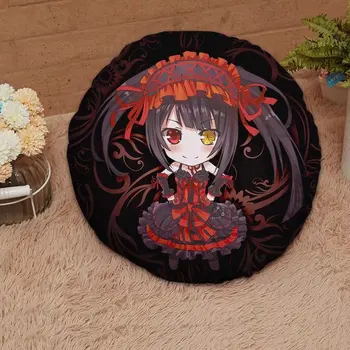 

Oct. Home Textile Date A Live Anime Tokisaki Kurumi 15.7 Inches Micro-suede Fabric Round Soft Pillow Mother's Day Gift #41458