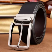 Мужской ремень из натуральной кожи с пряжкой язычком|belt big|belt leather
