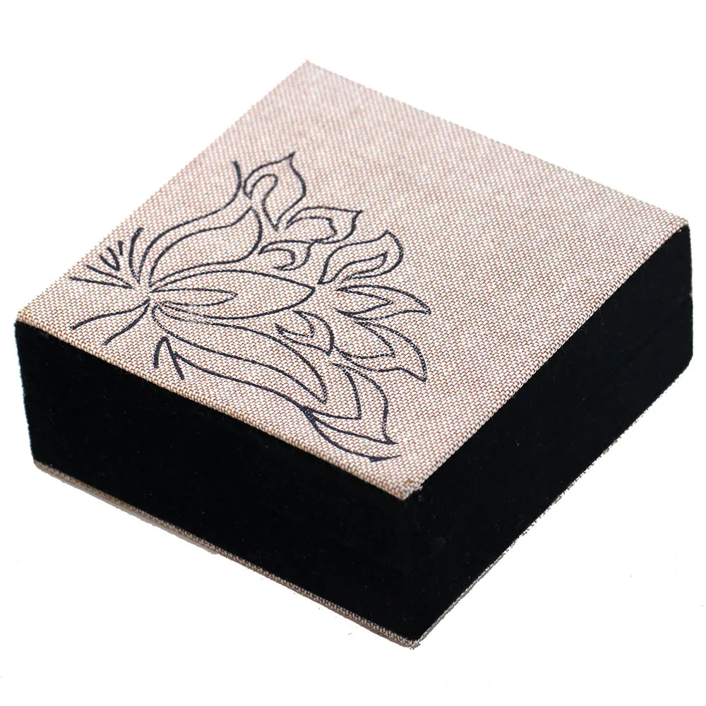 MMS Luxury Bangle Gift Box 1pcs Capacity Bracelet Box Flax 1.74x3.95x3