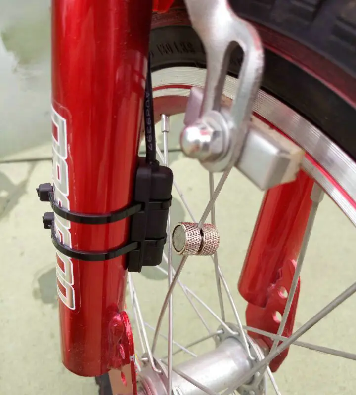 install position for speed test sensor