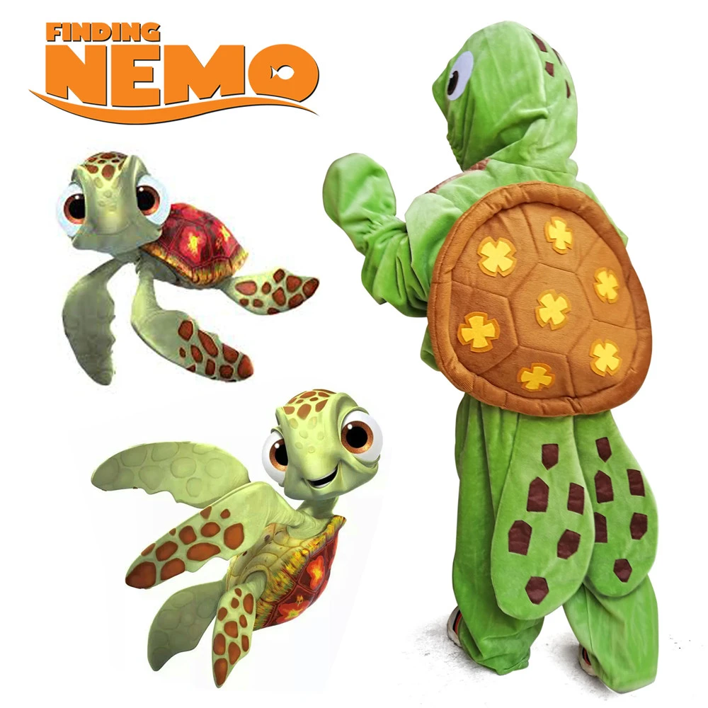 Enfants Tortue De Mer Costume Ocean Animal Vert Chelonia Mydas Cosplay Halloween Trouver Nemo Fantaisie Robe Enfants Animal Pyjamas Aliexpress