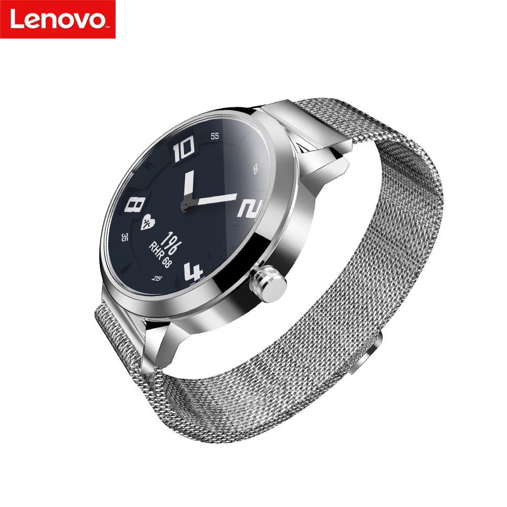 Lenovo Watch X Smartwatch водонепроницаемые 8ATM плавательные часы для мужчин и женщин 1,5 дюймов сапфировое стекло зеркало Bluetooth 5,0 для iOS Android - Цвет: Silver