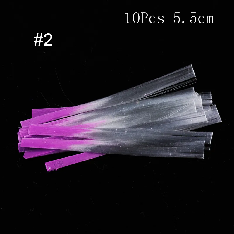 Fiberglass for UV Builder Extension Gel Acrylic Tips Nail Form Clips Colorful Fiberglass Fibernails Manicure Nail Art Tools - Цвет: pattern 2