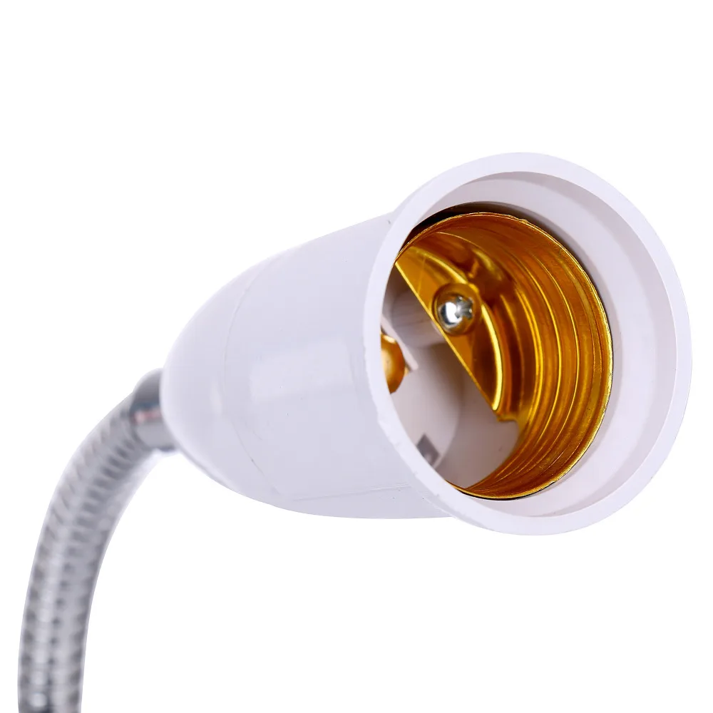 10/20 Вт, 30 Вт, 40 см 360 градусов гибкий держатель лампы клип E27 база с вкл/выкл переключатель штепсельная вилка европейского стандарта настольная лампа для Светодиодная лампа для выращивания светильник e27 светодиодные лампы