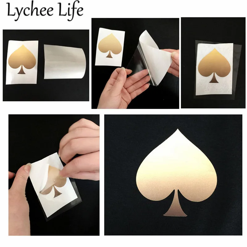 

Lychee Life Vinyl Application Transfer Paper PVC Clothing Heat Transfer Positioning Paper DIY Handmade Sewing Clothes Supplies