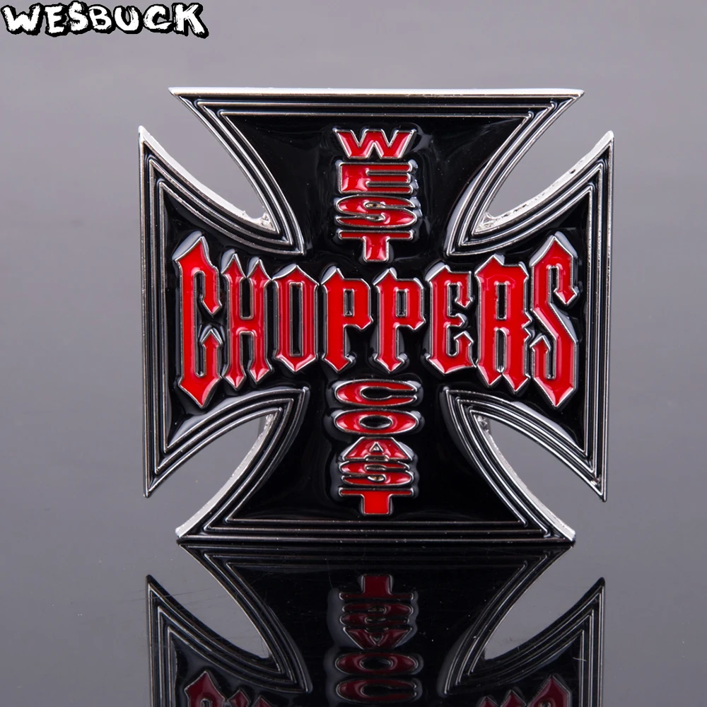 

WesBuck Brand Crossing Belt Buckles Metal for Man Women West Cost Choppers Buckles Men Metal Cowboy Fivela Marvel Fivelas De