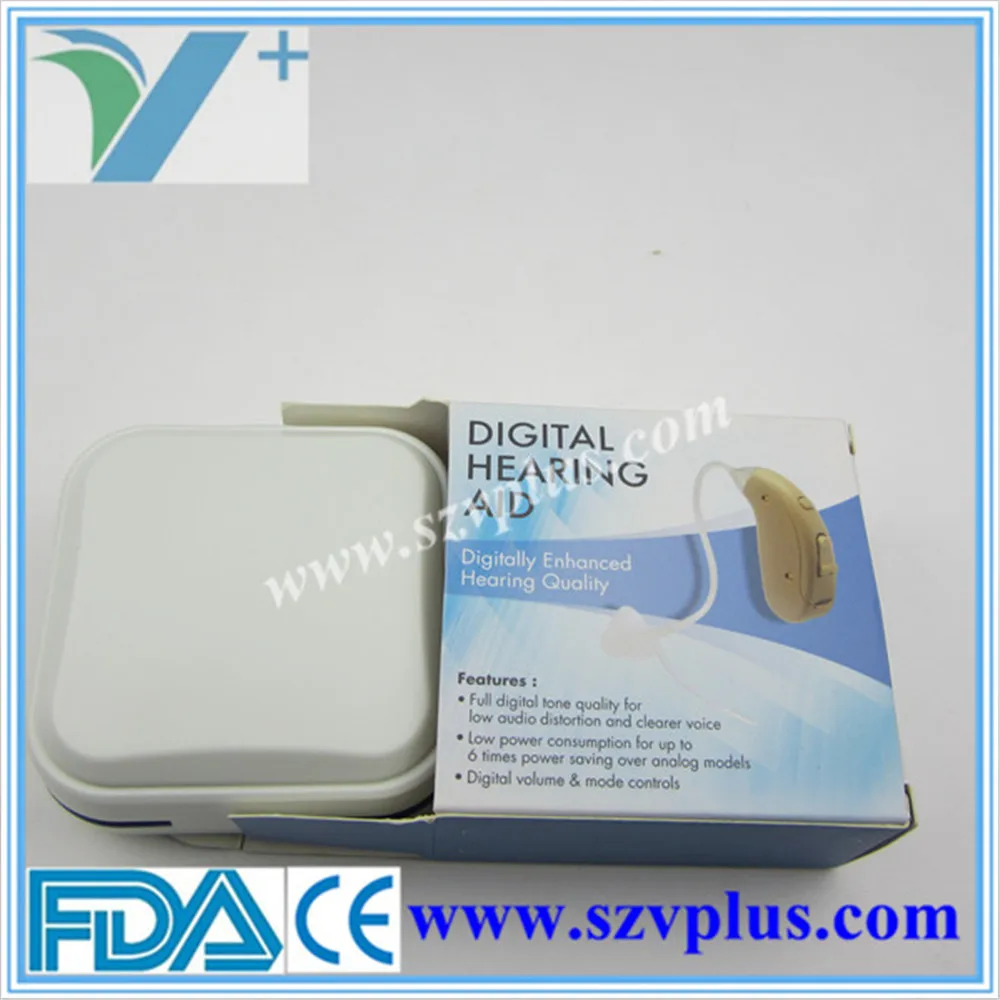 CE FDA сертифицированным цифровой слуховой аппарат для глухих vhp 702 APARELHO auditivo Китай